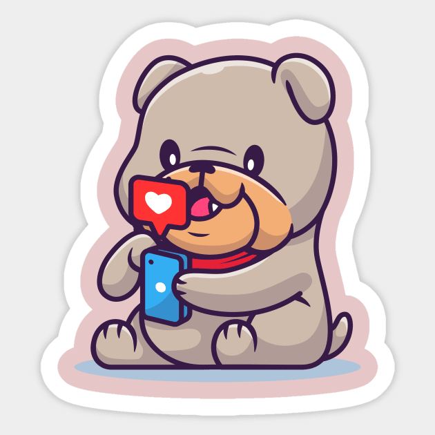 Cute dog lover Sticker by This is store